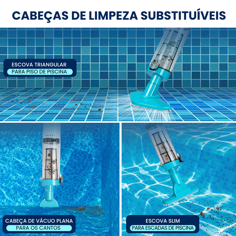 💦 iToolMax™ – O Aspirador Sem Fio Perfeito para Piscinas de até 30.000 Litros!