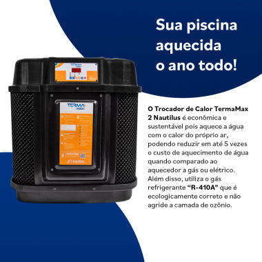 Terma Max 02 Até 40m³ Trocador De Calor Nautilus